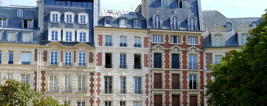 Photo apartment building Paris