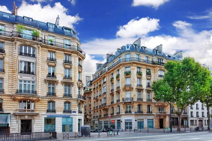 Vue sur un quartier à Paris